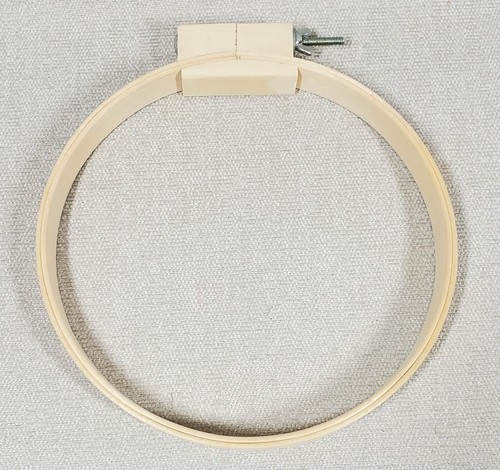 Hand EMBROIDERY QUILTING HOOP 10" x 1" WOOD Excellent Condition Used - Picture 2 of 3