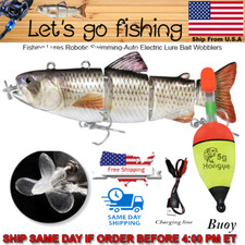 Fishing Lures Robotic Swimming-Auto Electric Lure Bait Wobblers For 4-Segments