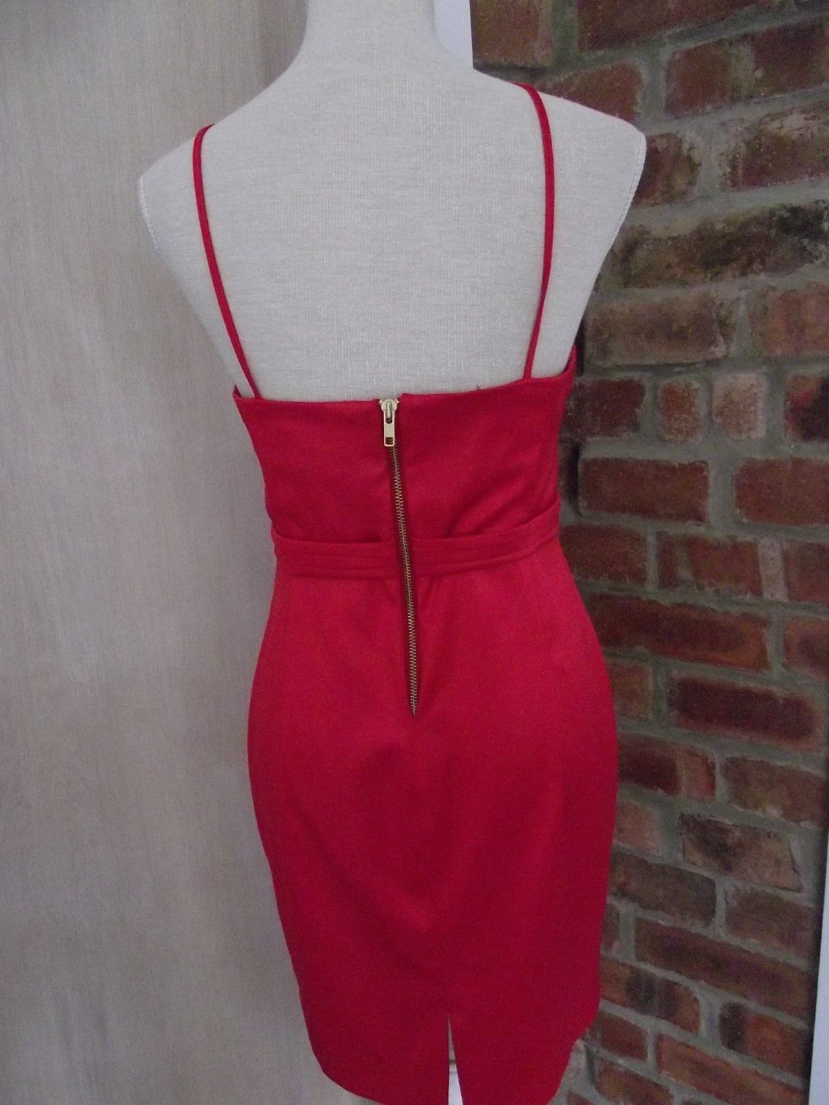 river island red dress