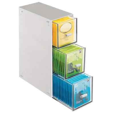 Teebeutel Aufbewahrung Schublade Box Küche Arbeitsplatte Organizer für Kaffee Zucker Beutel