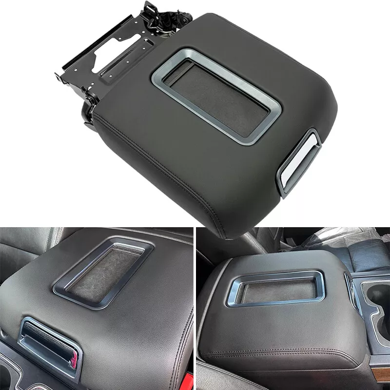 Leather Center Console Armrest Lid For 2014-2019 Chevrolet Silverado GMC Sierra - Image 4 of 4