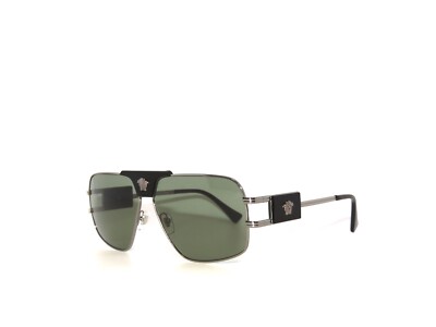 Купить versace ve2209 1252v3 pale gold brown tamp silver  display picture 1