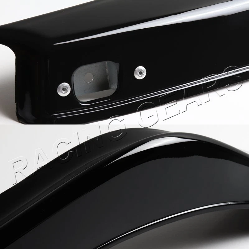 FIT 2013-2015 HONDA ACCORD SEDAN HFP STYLE PAINTED BLK FRONT BUMPER SPOILER LIP - Image 3 of 4
