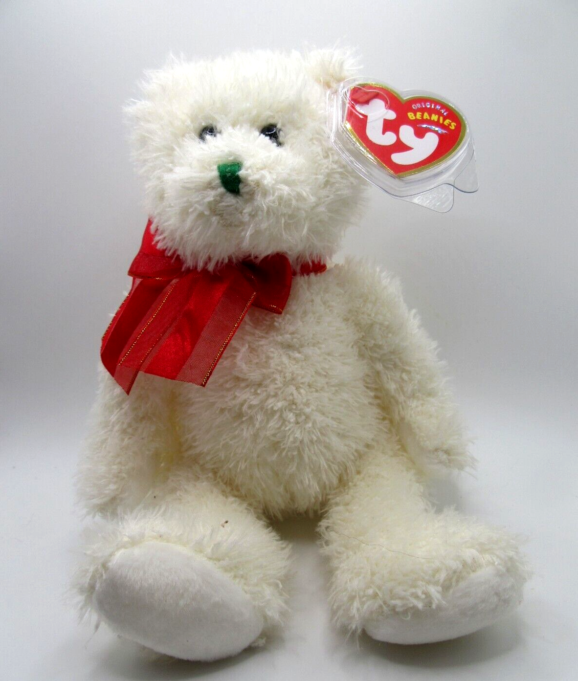 TY BEANIE BABY- 2004 HOLIDAY TEDDY - CHRISTMAS BEAR - MINT  - RETIRED WITH TAGS