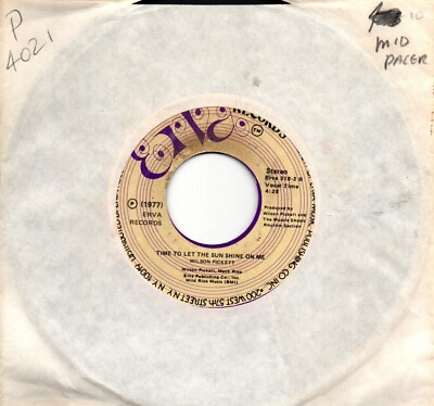 Wilson Pickett:Time to let the sun shine on me/Love dagger:US Erva:1977