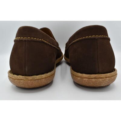 Born Mens Size 13 Naldo Brown Moc Toe Suede Loafers Shoes Born Men main image 4