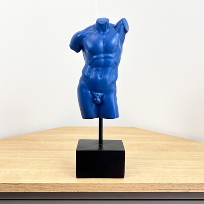 Männlicher Torso Kunst Skulptur Statue Modern Ornament Akt Figur Wohndeko