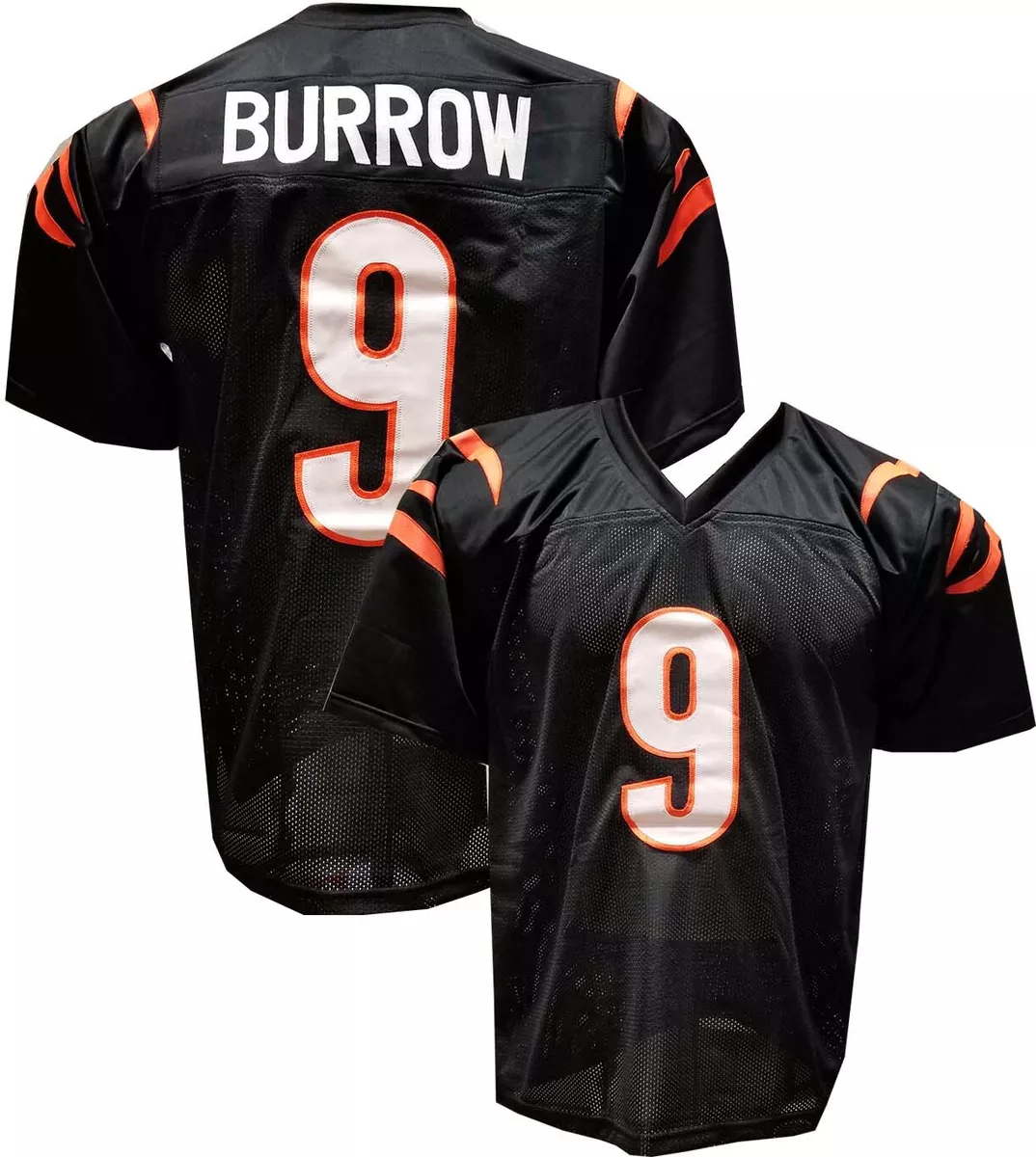 Joe Burrow Black Custom Stitched Football UNSIGNED Jersey Men s