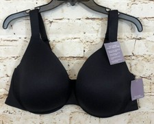 NWT Catherines Bra Full Coverage smooth underwire black lined 85358 52C