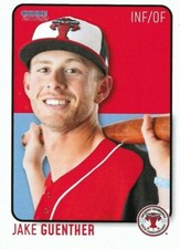 2022 Hickory Crawdads Set #1 Jake Guenther Texas Rangers