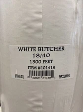 White Butcher Paper Roll 18" x 1300' 40#