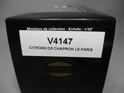 Norev 1/43 - Citroën DS Chapron Le Paris - Kaki - AS592 CEC - Occasion