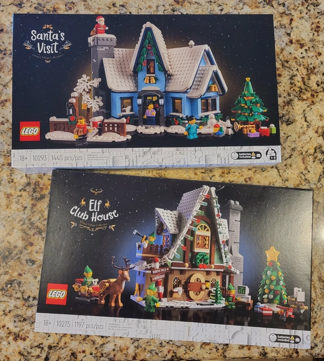 Lego Creator Expert 10275 & 10293: Elf Club House & Exclusives Santa's Visit