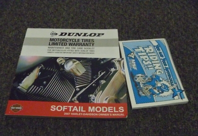 2007 Harley Davidson Heritage Softail Springer Classic Motorcycle Owner  Manual