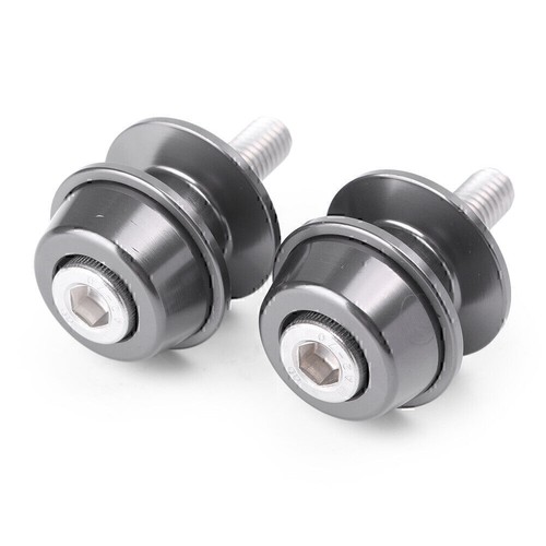 1 Set 8mm Swingarm Spools Sliders For Suzuki GSR750 GSX1300 GSXR600 SV1000 SV650 - Foto 11 di 12
