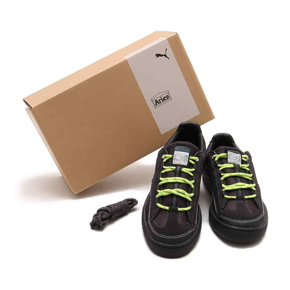 399347-01 Aries Puma Suede HP Puma Black Flat Dark Gray (Men 