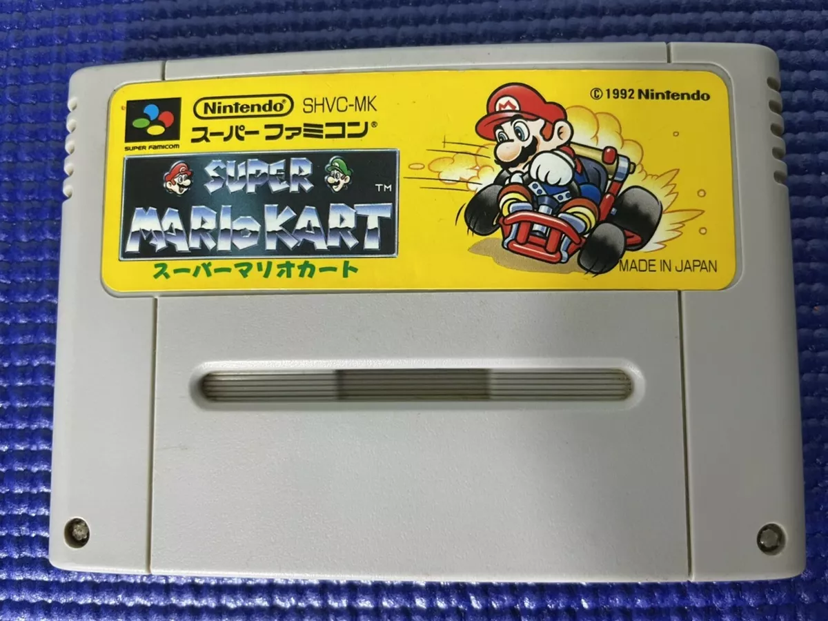 Nintendo Super Famicom Cassette from Japan SFC NTSC-J MARIO KART