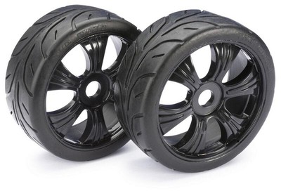 Absima Räderset LP Buggy 'Street' schwarz 1:8 (2) - 2530003