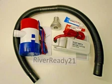 Automatic Universal Bilge Pump Kit Boat PWC Sea-Doo Jet-Ski boat 500 gph Instock