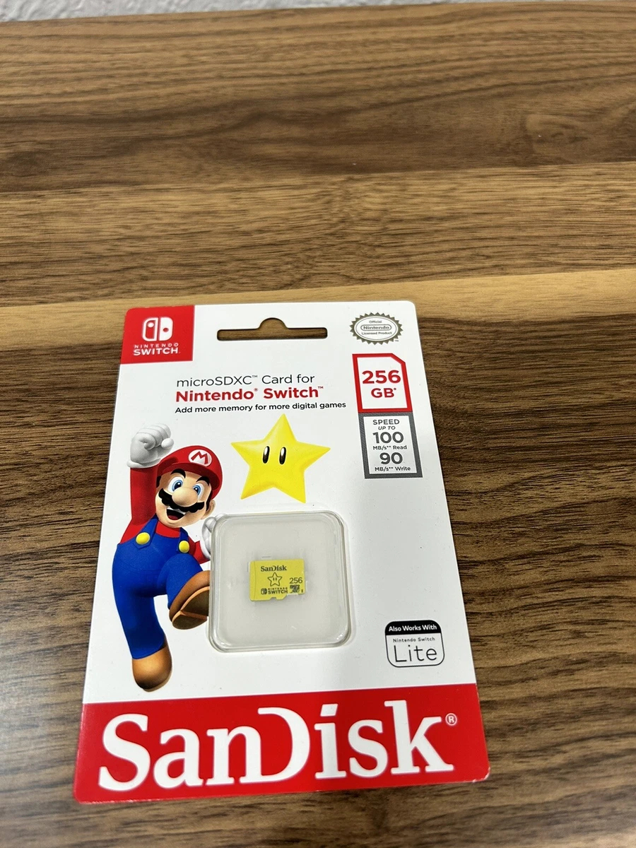 SanDisk 256GB UHS-I microSDXC Memory Card for the Nintendo Switch