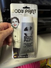 Washable Costume Body Paint 3.4oz Grey Halloween Party Supply New