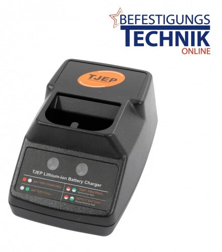 TJEP Ladegerät LI-ionen Akku 7,2V/2,5AH f.alle 3G TJEP KMR Gasnagler Gasnaglerge