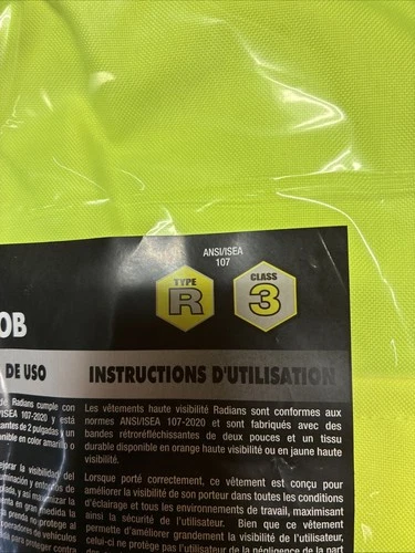 Radwear Deluxe Hi-Visibility Bomber Jacket – Size 2X (XXL) image 2