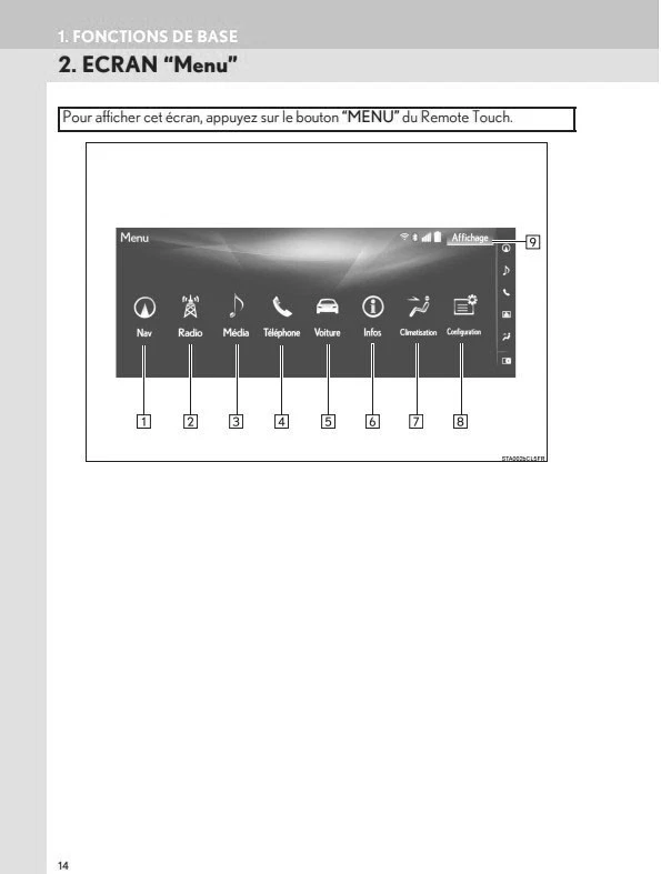 Lexus CT 200h navigazione dal 2017 istruzioni per l'uso italiano - Immagine 4 di 4