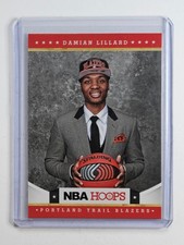 2012-13 NBA Hoops Damian Lillard Rookie Card RC #280. rookie card picture