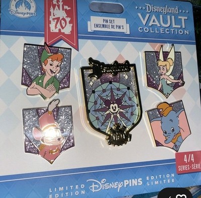 Disneyland 70th Vault Collection Pin Set 4 confirmed order