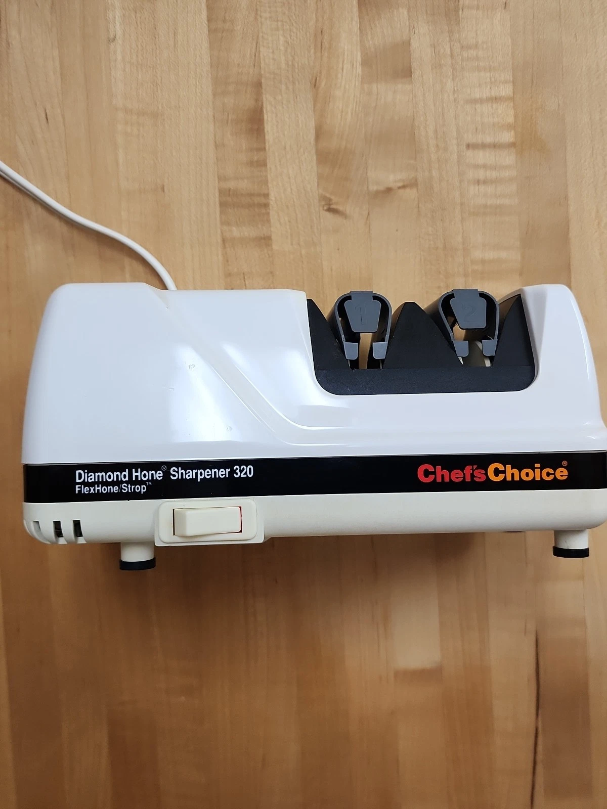 Chefs Choice 320 Diamond Electric Knife Sharpener (2 Stage) Tested Low Use clean