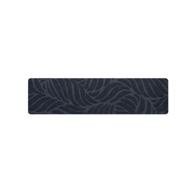 ESUPPORT NON-SLIP STAIR TREADS CARPET MAT RUG 8 * 30'' LEAF PATTERN - GRAY