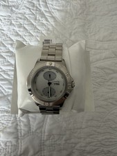 Image of Men's Storm Silver Stainless Steel Quartz Watch with Date Display New
