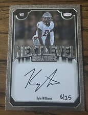 2025 SAGE HIT #NLS-KW Kyle Williams Next Level Signatures Silver Auto #/25