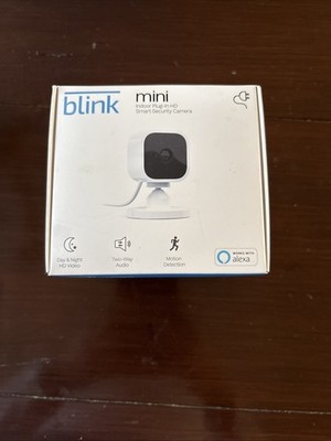Blink Mini Indoor Plug-In Live HD Smart Security Camera (New in Box)