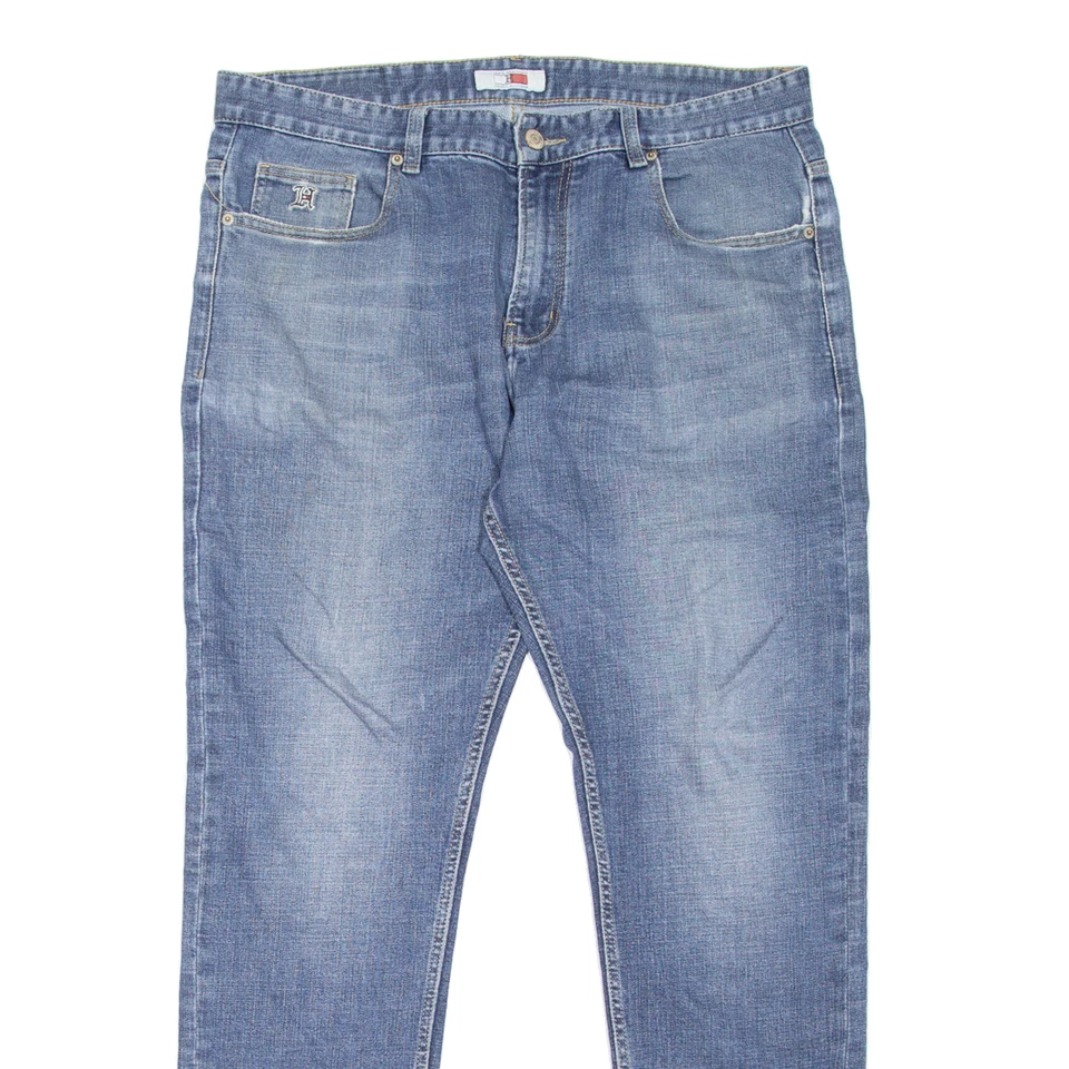 TOMMY JEANS X LEWIS HAMILTON Jeans Masculino Azul Fino Skinny Pedra Lavagem W36 L30 - Imagem 2 de 4