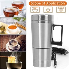 Auto 12V Auto Wasserkocher Teekocher Edelstahl Heizung Wasser Kocher 300ml DHL