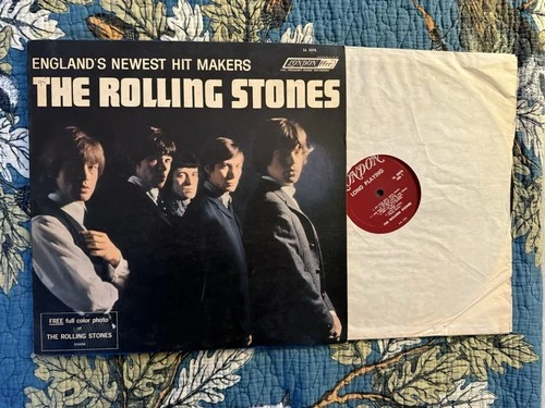 THE ROLLING STONES LP England's Newest Hit Makers London LL 3375 Mono w/ Photo!