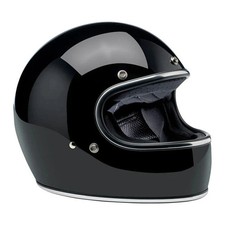 Casco integral negro brillante Biltwell Gringo Moto motocicleta moto