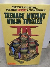 SDCC 2023 Neca Exclusive Teenage Mutant Ninja Turtles 3 Samurai 4 Pack Set