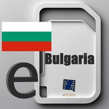 Bulgaria eSIM-4G/5G Travel Internet, Data Only, Email Delivery, No SIM Card