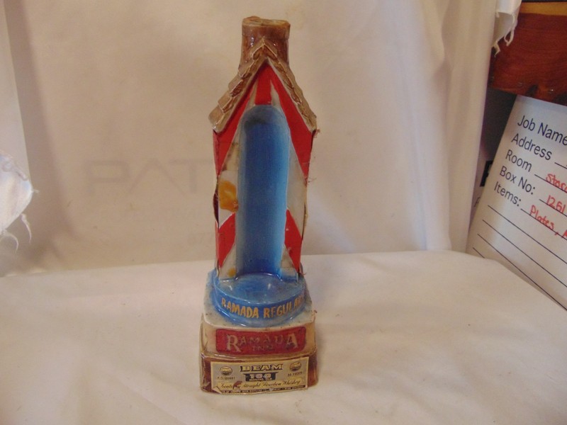 MOCK UP of 1976 Jim Beam Ramada Inn Decanter by Regal China USA-EMPTY