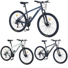 Telaio Alluminio 27,5" MTB Bici 21 Velocità, Freni a Disco, Forcella Sospensione per Adulti