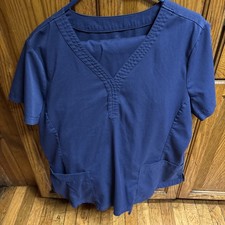 Navy Blue Scrub Set Women  s XL