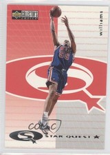 1997 Upper Deck Collector's Choice Star Quest European Jayson Williams #SQ21 3o2