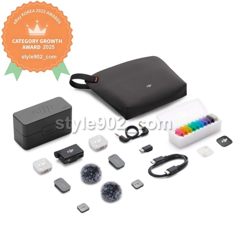 キ*ン様 DJI mic2 ＋付属品あり Original DJI Mic Mini 2 (2 TX + 1 RX + Charging Case) New Sealed