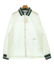 JACQUEMUS Casual Shirts WhitexGreen 50 Approx. XL 2200669050295