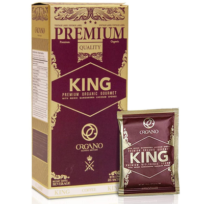 #ad King of Coffee 100% Certified Ganoderma Lucidum 25 Sachets $93.41