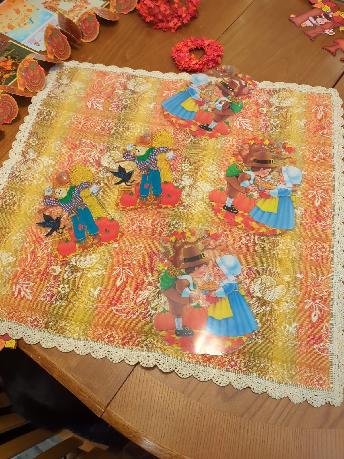 Super Sale! Thanksgiving 30pc Lot Beistle Paper Magic Die-Cuts Book Decorations