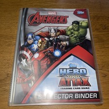 TOPPS MARVEL AVENGERS HERO ATTAX  BINDER & CARDS 140+ limited edition